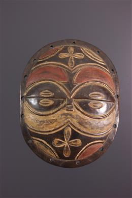 Afrikanische Kunst - Schild Maske Teke Kidumu