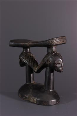 Afrikanische Kunst - Figurative Kopfstütze Tabwa