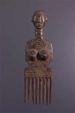 Afrikanische Kunst - Figurativer Tabwa-Kamm