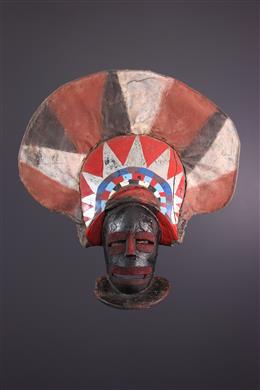 Afrikanische Kunst - Königliche Maske Chokwe Chihongo