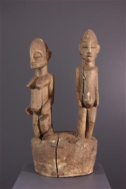 Afrikanische Kunst - Ahnenpaar Bwa