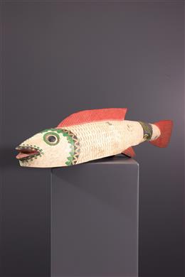 Afrikanische Kunst - Marionettenmaske Fisch Bozo