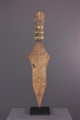 Afrikanische Kunst - Genya, Topoke / Lokele Kurzes Schwert 