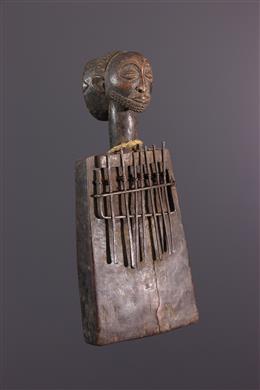 Afrikanische Kunst - Luba Hemba Sanza Lamellophon 