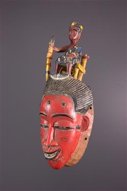 Afrikanische Kunst - Gouro Gyela lu maske