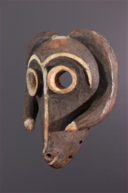 Afrikanische Kunst - Maske Pende zoomorpher Widder