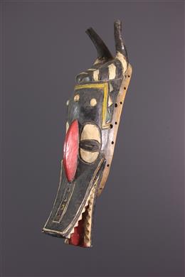 Afrikanische Kunst - Guro, Gouro, Zamblé maske