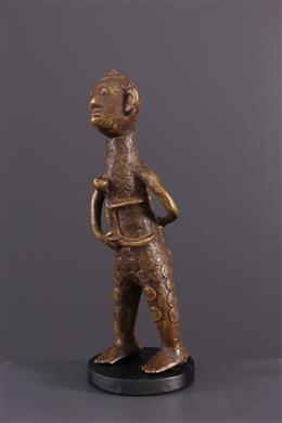 Afrikanische Kunst - Mutterschaftsfigur Vere, Duru, aus Bronze