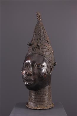 Afrikanische Kunst - Gedenkkopf Benin Uhunmwun elao