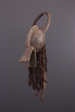 Afrikanische Kunst - Büffelmaske Chamba Lang Gbadna