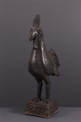 Afrikanische Kunst - Figur eines Hahns Benin Edo Okpa