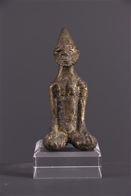 Afrikanische Kunst - Dogon-Statuette aus Kupfer