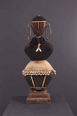Afrikanische Kunst - Große Perlenpuppe aus Südafrika