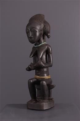 Afrikanische Kunst - Statue Baoulé Asie Usu