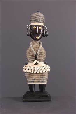 Afrikanische Kunst - Zulu Perlenpuppe