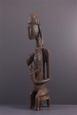 Afrikanische Kunst - Sitzende Mutterschaft Bambara du Do