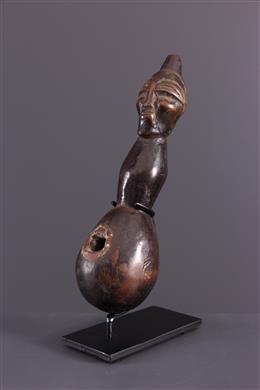 Afrikanische Kunst - Figurative Pfeife Tschokwe 