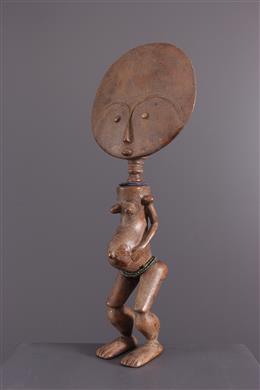 Afrikanische Kunst - Ashanti-Puppe Akua ba Ghana