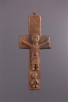 Afrikanische Kunst - Kruzifix Kongo 