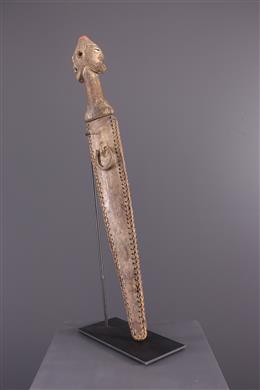 Afrikanische Kunst - Songye-Schwert mit janusförmigem Griff