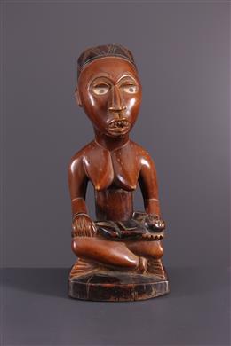 Afrikanische Kunst - Mutterschaftsfigur Yombe Pfemba