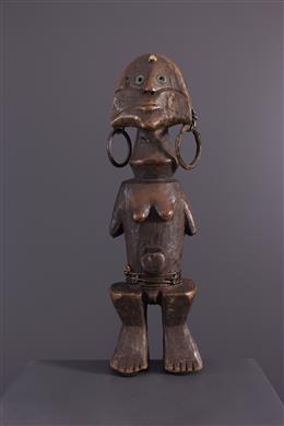 Afrikanische Kunst - Gemischte Statue Zande