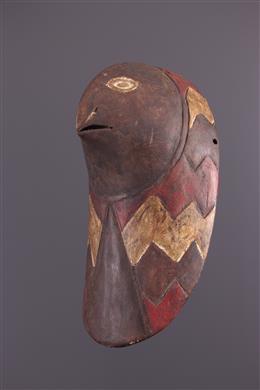 Afrikanische Kunst - Zoomorphe Maske Luba/Zela Vogel