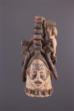 Afrikanische Kunst - Igbo Agbogo Mmow Kimme Maske