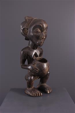 Afrikanische Kunst - Schüsseltragende Statue Hemba/Luba