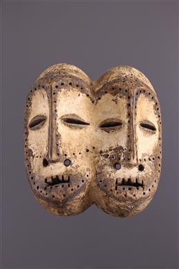 Afrikanische Kunst - Doppelte Maske Lega oder Leka