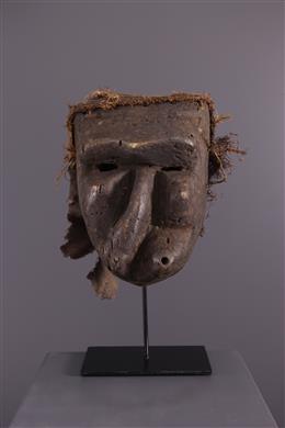 Afrikanische Kunst - Kuba-Maske "Kranker"