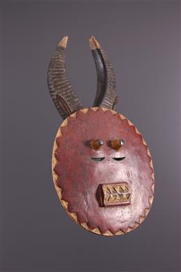 Afrikanische Kunst - Kplé-kplé Goli Baule maske