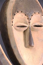 Masque africainMaskarador kwele
