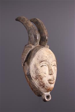 Afrikanische Kunst - Maske Lumbu, Lumbo, Okuyi-Tanz