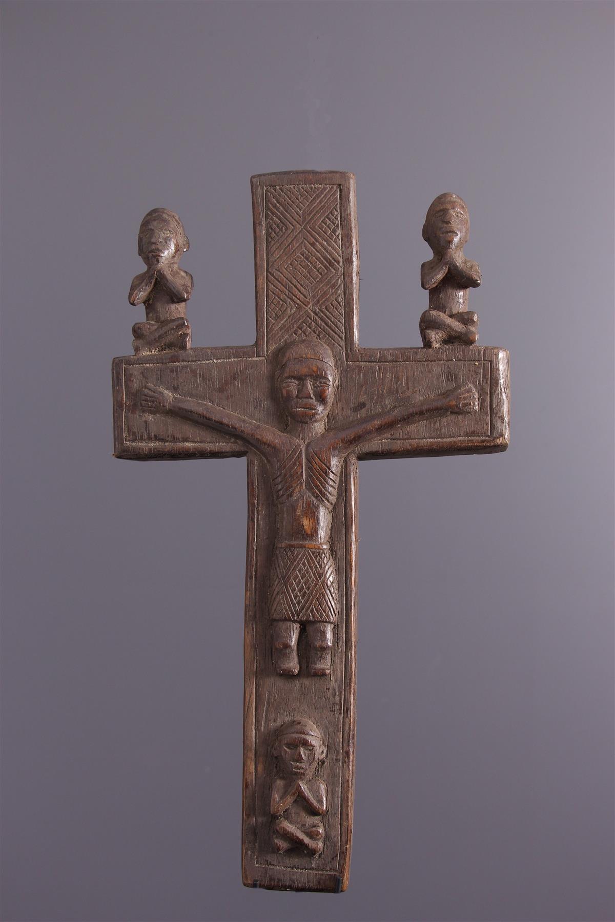 Kongo Kruzifix - Afrikanische Kunst