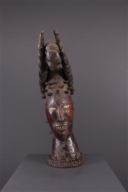 Afrikanische Kunst - Ekoi Maske