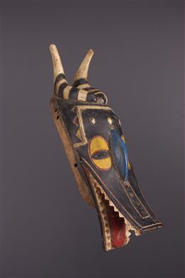 Afrikanische Kunst - Zamblé Maske
