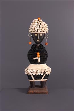 Afrikanische Kunst - Perlenpuppe