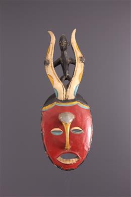 Afrikanische Kunst - Gouro Maske
